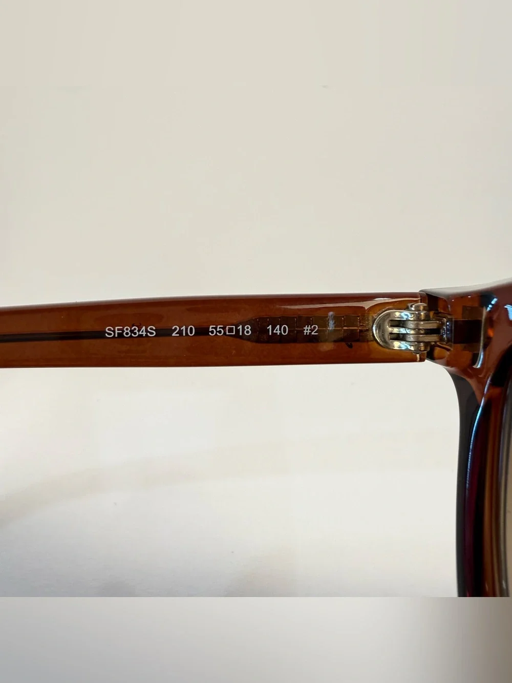 Salvatore Ferragamo SF834S Crystal Brown Cateye Sunglasses